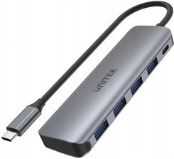 Unitek USB-C - 4x USB 3.1, PD 100W (H1107B) - Huby USB