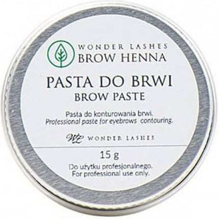 Wonder Lashes Brow Henna Pasta Do Konturu Brwi 15 G