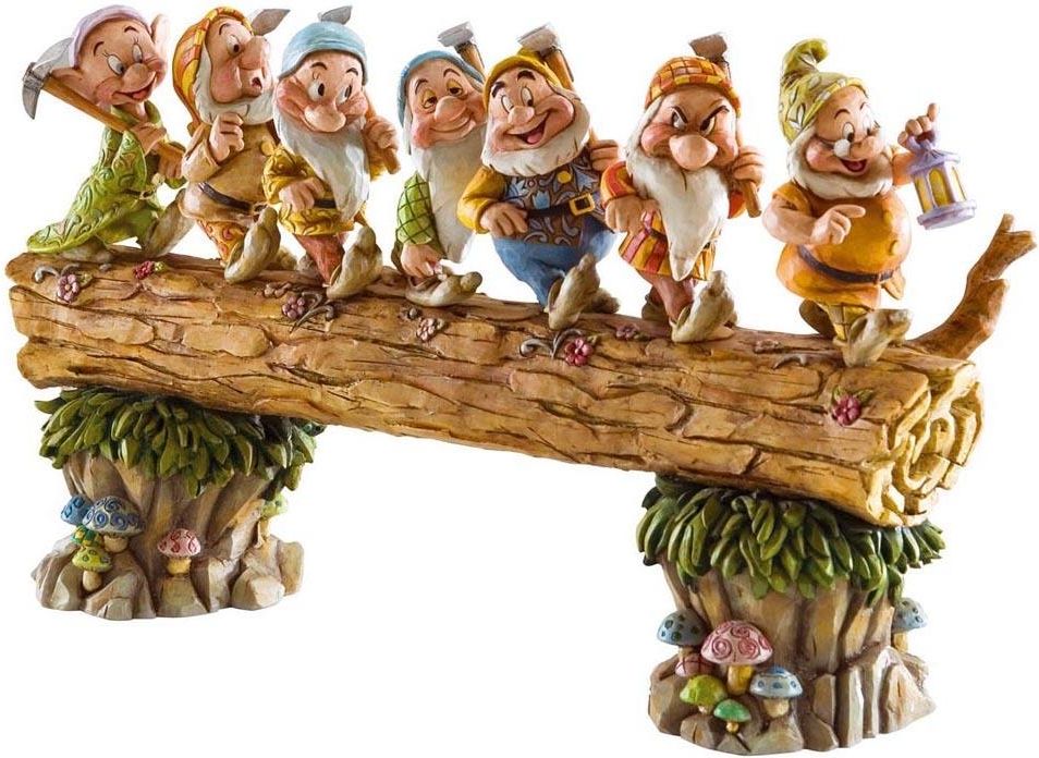 7人の小人　フィギュア　disney enesco Jim Shore Disney Traditions】白雪姫＆女王＆七人のこびと | GUND, enesco