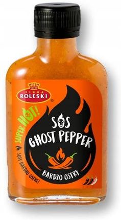 Roleski Sos Grill Ghost Pepper 115G Bardzo Ostry