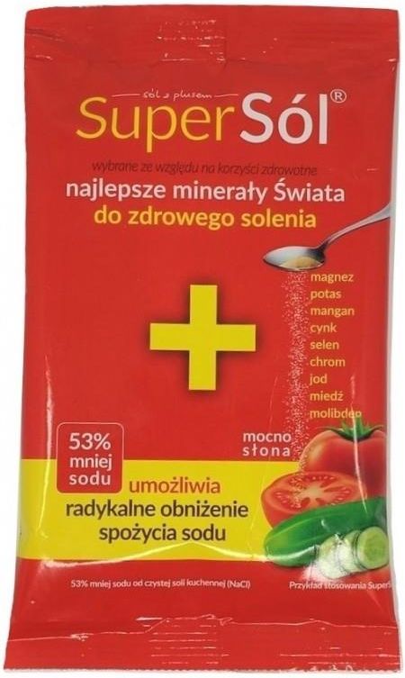 Super Sól 500g doypac sole mineralne mniej sodu - Ceny i opinie - Ceneo.pl