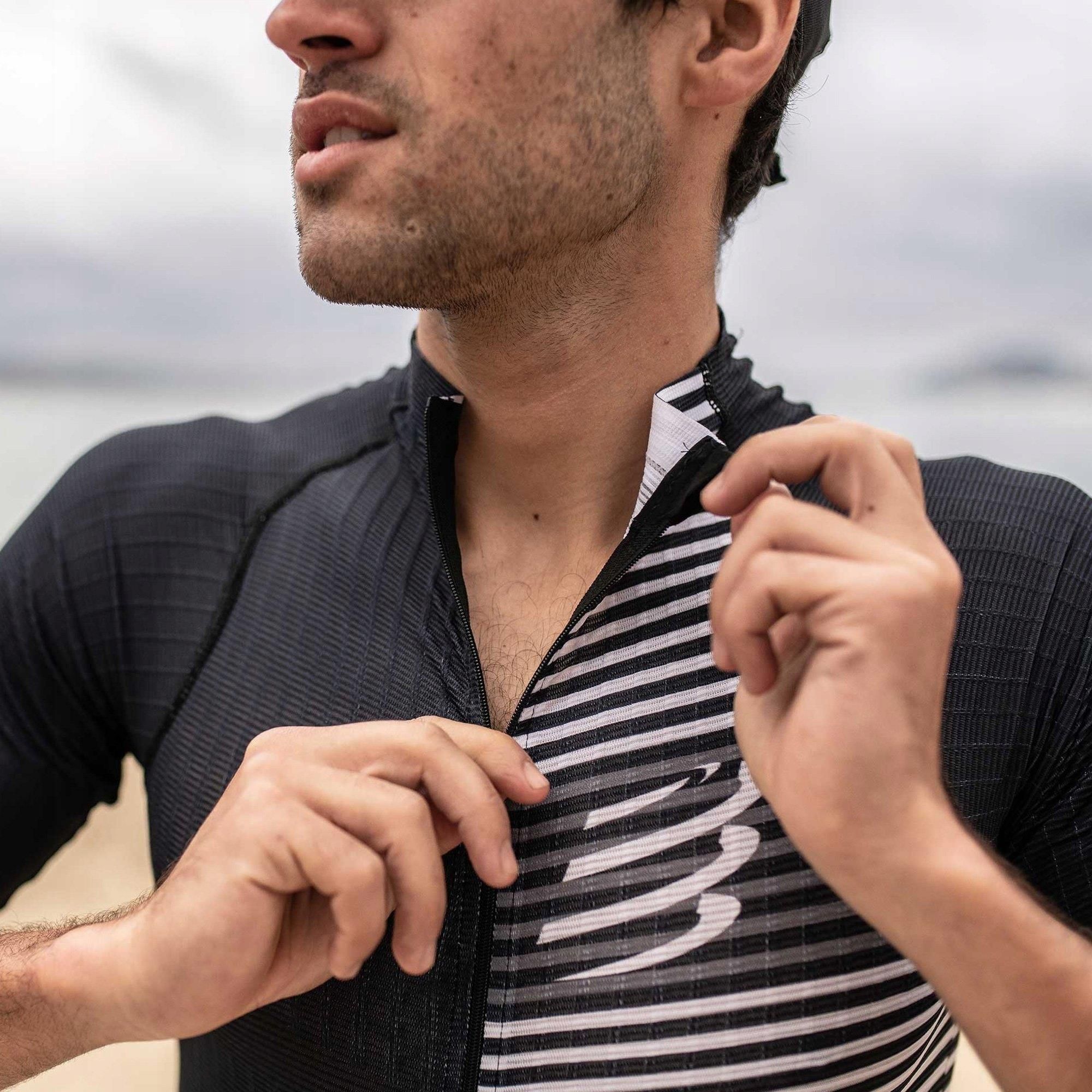 ウェア Men's Tri Postural Short-Sleeve Top Compressport Triathlon Postural Aero Short Sleeve Top - MyTriathlon