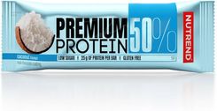 Zdjęcie Nutrend Premium Protein 50% Baton Białkowy Coconut 50G - Żyrardów