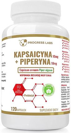 Progress Labs Kapsaicyna+Piperyna 120Kaps