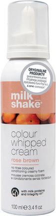 Milk Shake Colour Whipped Cream Odżywcza Pianka Koloryzująca Do Włosów Rose Brown 100 ml
