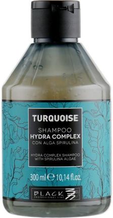 Black Professional Line Nawilżający Szampon Do Włosów Ze Spiruliną Turquoise Hydra Complex Shampoo 300 ml