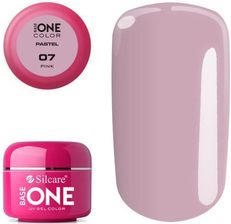 Silcare Bezkwasowy Jednofazowy Żel Uv Do Paznokci Base One Color Pastel Big 07 Pink