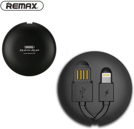 REMAX KABEL USB MICRO USB LIGHTNING 2IN1 CUTEBABY REMAX CZARNY  (56069UNIW)