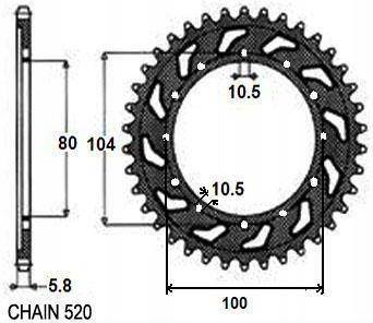 ZESTAW NAPĘDOWY KAWASAKI ZX6R 03-04 - opinie i ceny na Ceneo.pl