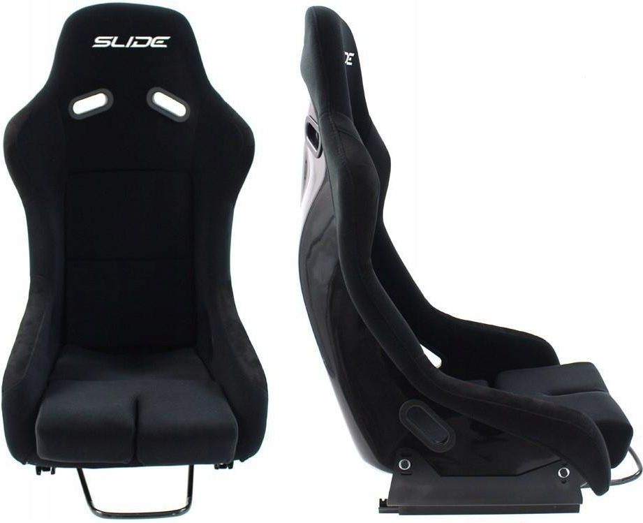 FOTEL SPORTOWY SLIDE R1 MATERIAL BLACK S - zdjęcie 1 FOTEL SPORTOWY SLIDE R1 MATERIAL BLACK S