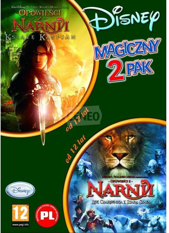 Disney 2pak Opowieści z Narnii Lew Czarownica i stara szafa + Opowieści