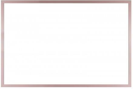 Allboards Tablica Suchościeralna Magnetyczna Biała W Ramie Drewnanej Lakierowanej 90X60 Cm Różowa
