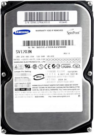 Samsung SpinPoint V80 120GB (SV1203N)