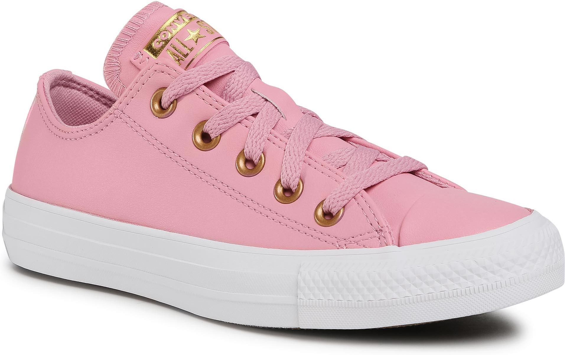 Converse Tenisówki Ctas Ox 568661C Lotus Pink/Gold/White Ceny