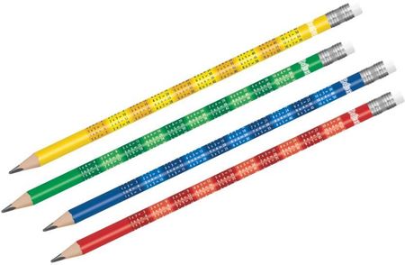 Ołówek Z Gumką I Tabliczką Mnożenia 66143 Colorino