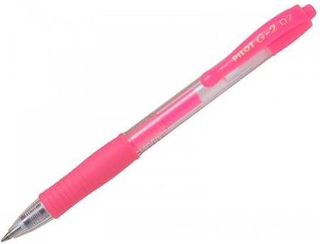 Długopis automatyczny Pilot G2 neonowy różowy