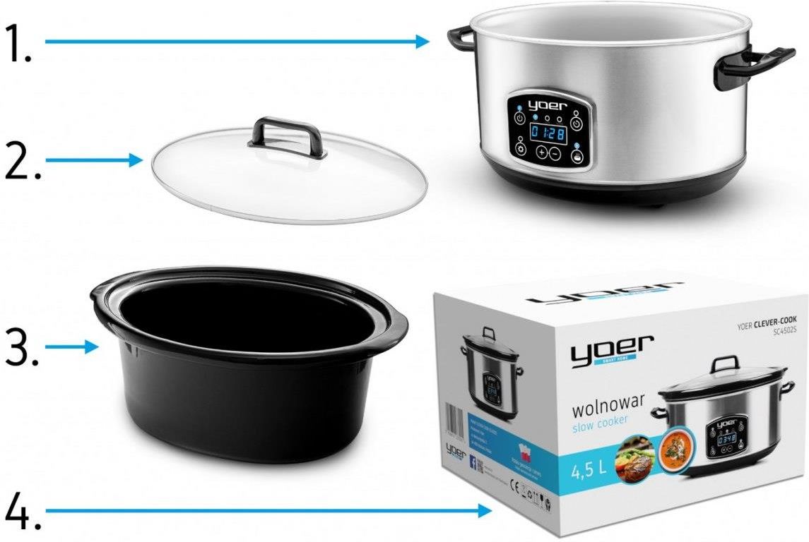 Yoer Clever Cook SC4502S - zdjęcie 1 Yoer Clever Cook SC4502S