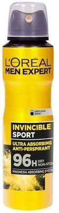 L'Oreal Men Expert Invincible Sport antyperspirant w sprayu 150 ml