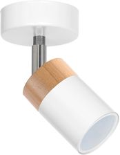 Zdjęcie MILAGRO - OPRAWA ŚCIENNO-SUFITOWA JOKER GU10 - BIAŁY/DREWNO - MLP6299  MLP6299 - Sulęcin