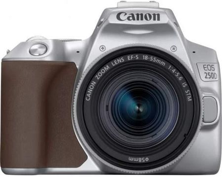 Canon EOS 250D srebrny + 18-55mm IS Srebrny