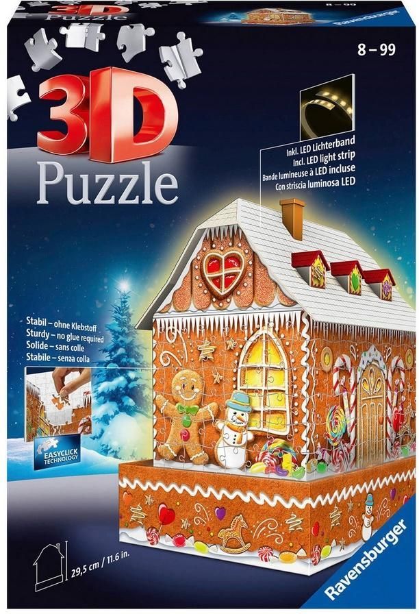 Ravensburger 3D Puzzle 112371 Domek Z Piernika 216el. - ceny, opinie i  recenzje 