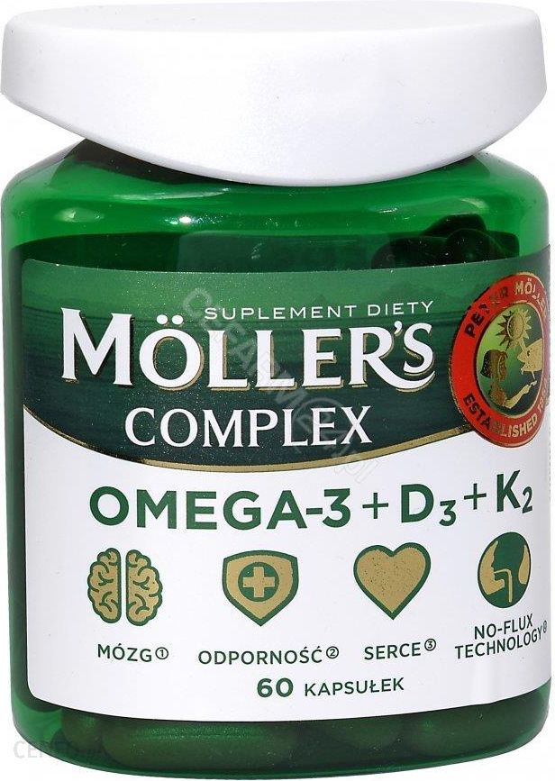 Mollers Complex (Omega-3, D3, K2) 60 Capsules - Low Price, Check