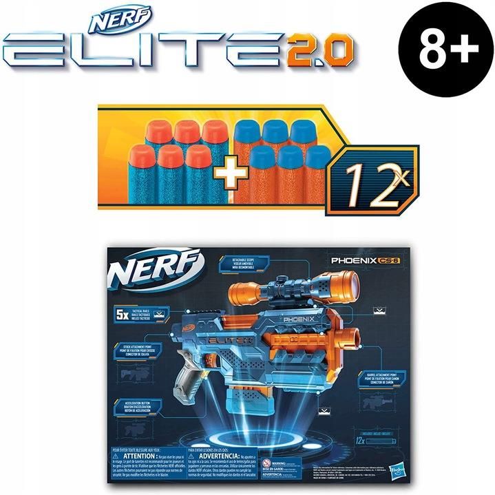 Hasbro Nerf Elite 2.0 Miotacz Phoenix Cs E9961