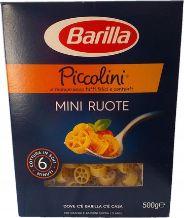 Barilla Piccolini ruote włoski makaron dla dzieci