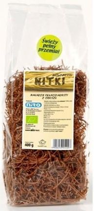 Makaron (orkiszowy Razowy) Nitki Bio 400 g - Niro