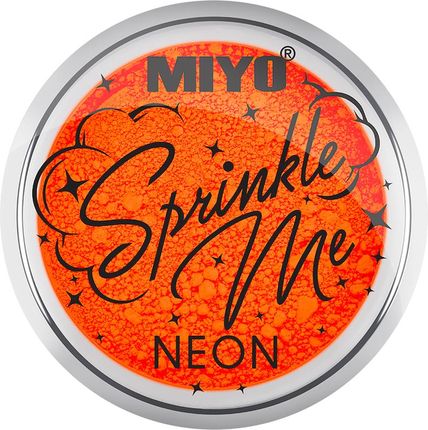 Miyo Sprinkle Me Neon Neonowy pigment do powiek fluo carrot