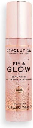 Makeup Revolution Fix & Glow Fixing Spray Mgiełka Utrwalająco-Rozświetlająca