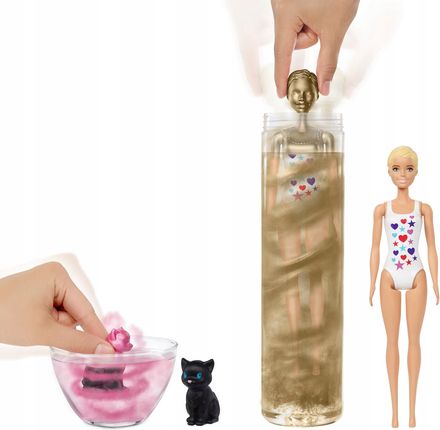 Lalka Barbie Color Reveal Kolorowa Niespodzianka Park dla ps w