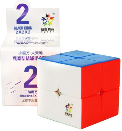Yuxin Black Kylin 2X2X2 Stickerless Bright