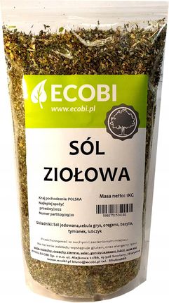 Sól Ziołowa Zioła 1KG Ziołowy Aromat Ecobi