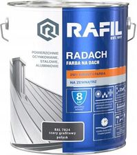 Zdjęcie Rafil Radach RAL7024 Szary Grafitowy Połysk 10L - Stęszew