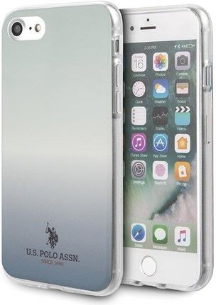 U.S. Polo Assn. iPhone 7/8/SE 2020 niebieski/blue Gradient Pattern Collection Niebieski (USHCI8TRDGLB)