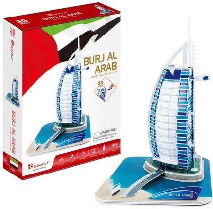 Cubicfun Puzzle 3D Wieżowiec Burj Al Arab 46El.