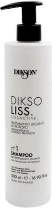 Dikson Diksoliss Lissactive Straightening Pre Treatment Shampoo Wzmacniający Szampon Wygładzający Do Włosów 1 500 ml