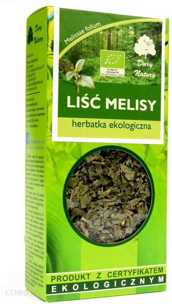 Herbatka Liść Melisy Bio 25g Dary Natury Ceny I Opinie Ceneopl 0583