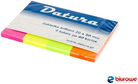 Dotts Zakładka Indeksująca Datura 20X50 4X40Kartek Brilliant (Nsp20 50 D)