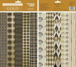 Zdjęcie Papier Ozdobny 20X29Cm 10K Gold Happy Color - Płońsk