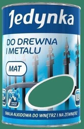 Tikkurila Farba Jedynka Do Drewna Metalu Zielona Mat 0,9L