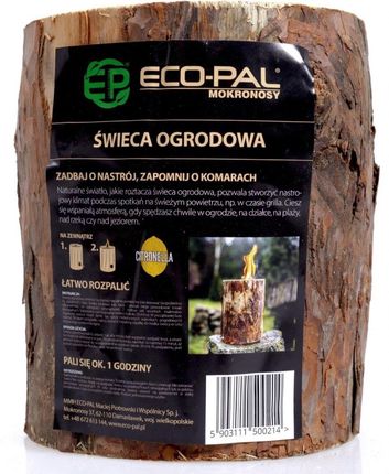 Eco-Pal Naturalna Świeca Ogrodowa Citronella Na Komary 1Szt.