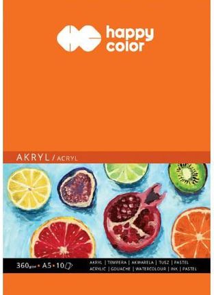 Happy Color Blok A5 360G/10Ark Do Akryli