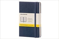 Zdjęcie Notes Classic 9X14 Tw. Kratka Szafirowy Moleskine - Biłgoraj