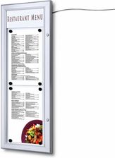 Jansen Display Zewnętrzna gablota na menu 2 x A4 T z oświetleniem LED