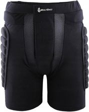 Zdjęcie Wyściełane Spodenki Ochronne Snowboard Czarny - Pieniężno