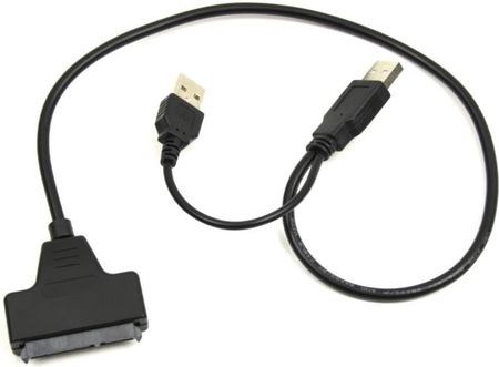 GAT PRZEJŚCIÓWKA KONWERTER ADAPTER Z USB 2.0 DO SATA CZARNY (00030H4)