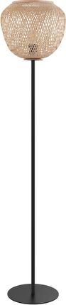 Eglo Lampa Stojąca Dembleby E27 Drewno/Czarny - 43264