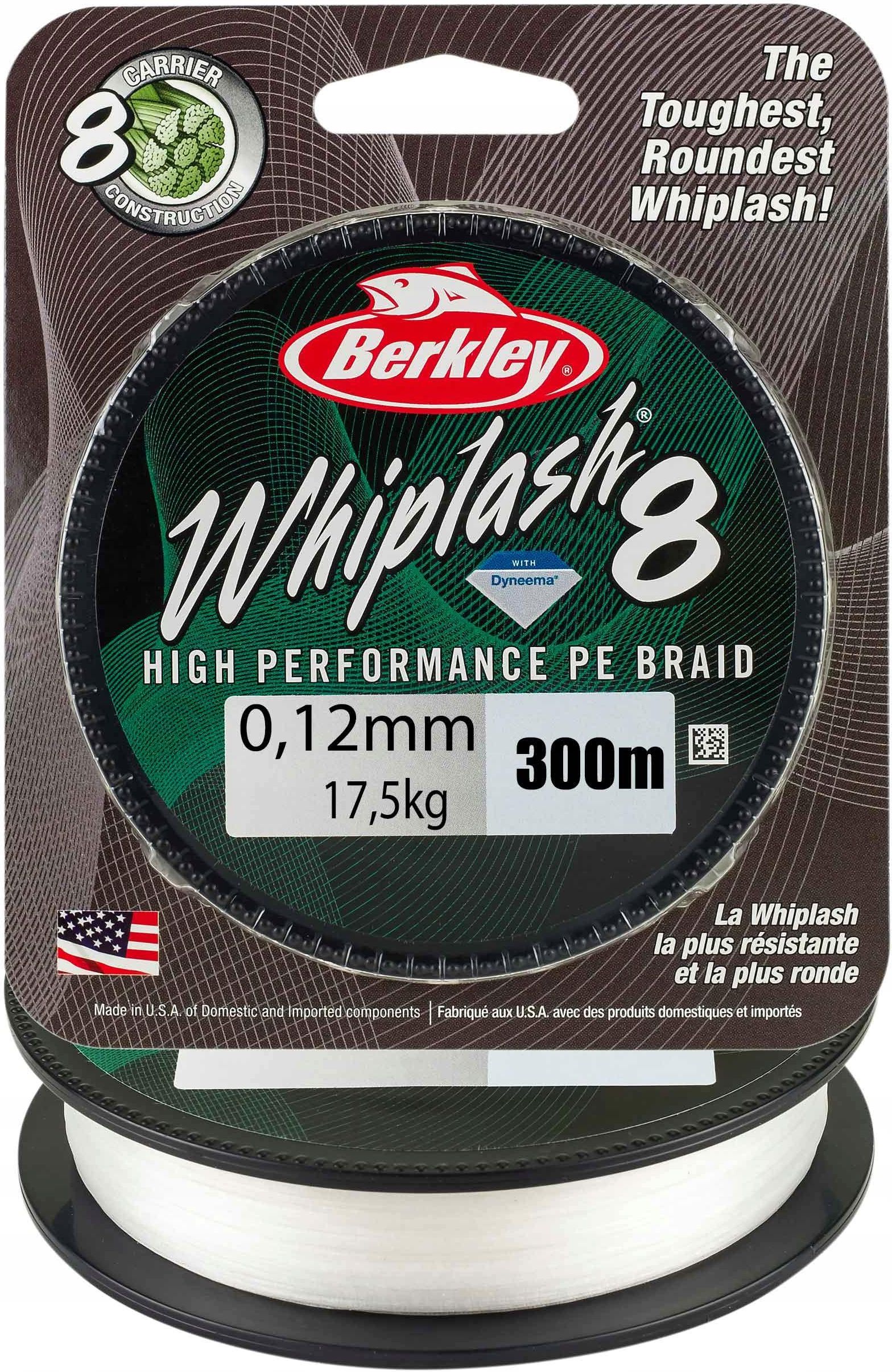 PLECIONKA BERKLEY WHIPLASH 8 CRYSTAL 0 12MM 300M Ceny I Opinie Ceneo pl plecionka-berkley-whiplash-8-crystal-0-12mm-300m-ceny-i-opinie-ceneo-pl